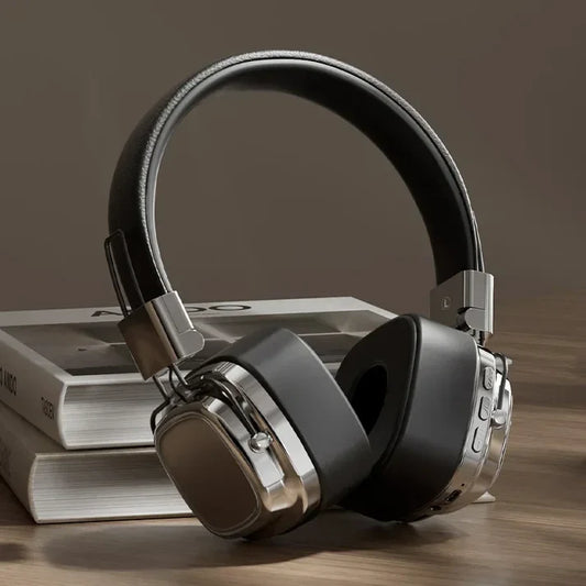 Retro Vintage Over Ear Headsets Wireless Headphones Gaming
